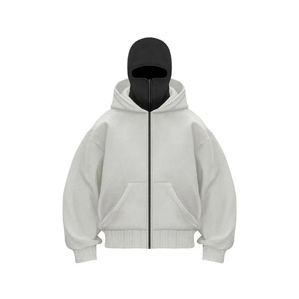Fleece-lined Double Hooded Sweater