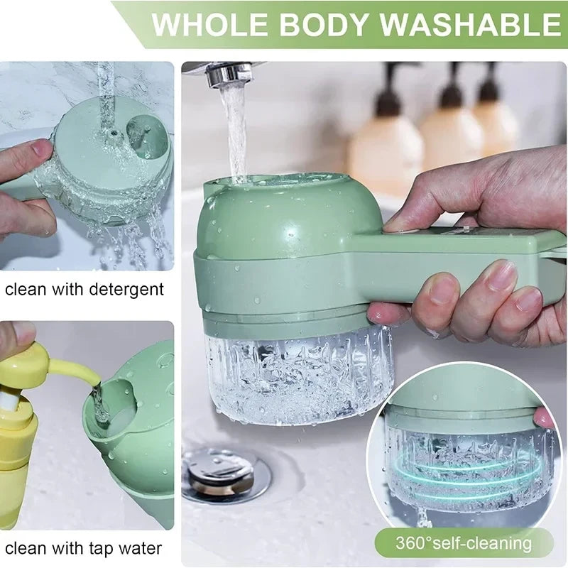Electric Food Chopper Set