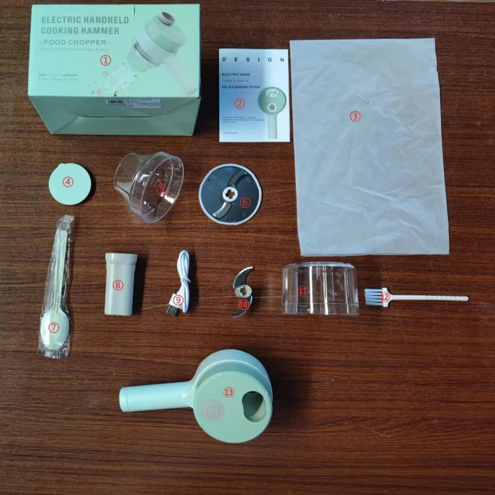 Electric Food Chopper Set