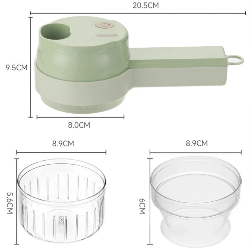 Handheld Electric Food Chopper 4-in-1