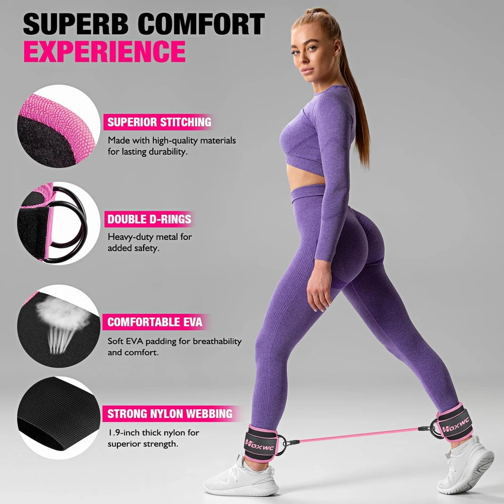 HOXWC Ankle Resistance Bands