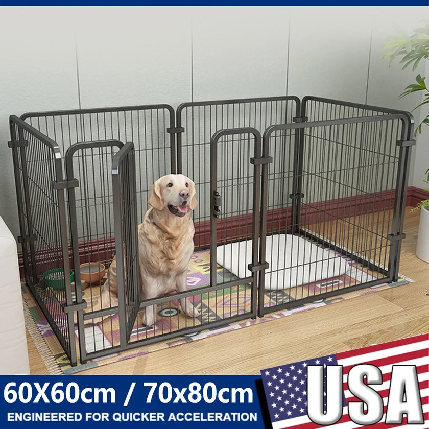 Foldable Pet Playpen 6-Panel