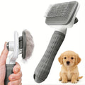 One-Click Pet Grooming Brush