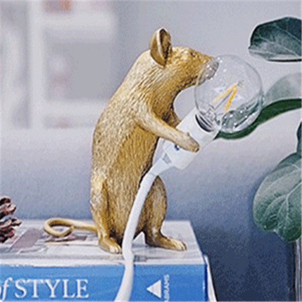 Mini Nordic Mouse Lamp with Industrial Design