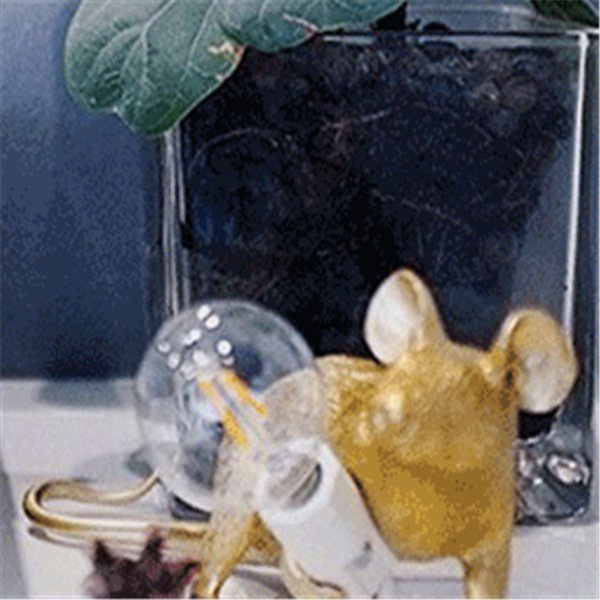 Mini Nordic Mouse Lamp with Industrial Design