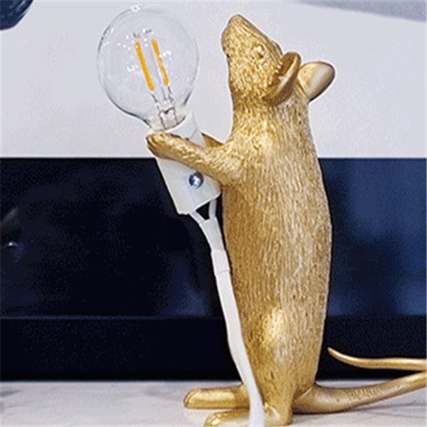 Mini Nordic Mouse Lamp with Industrial Design