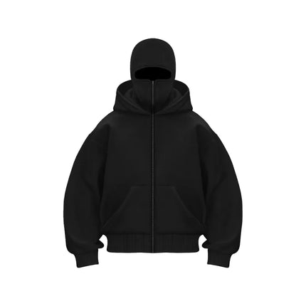 Fleece-lined Double Hooded Sweater