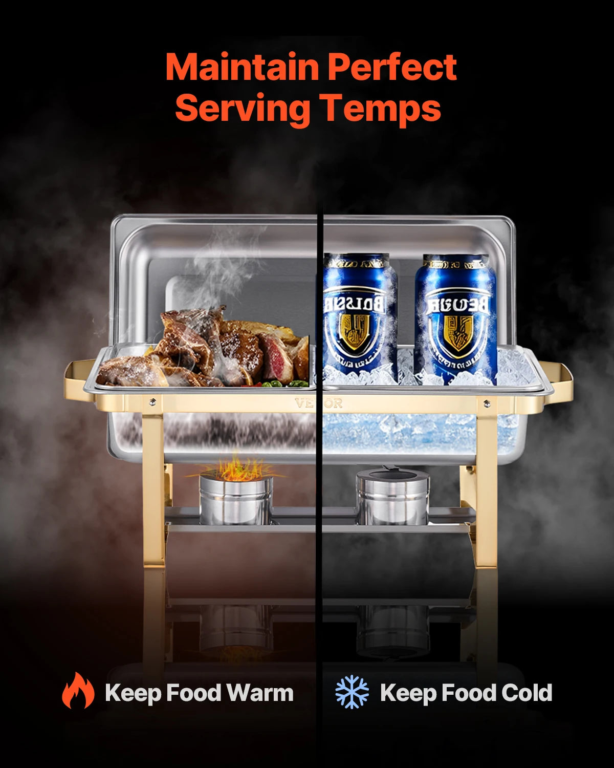 Golden Serve Buffet Set