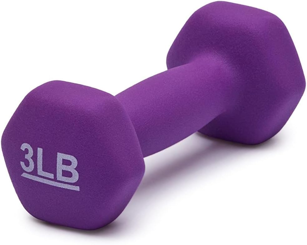Neoprene Grip Hex Dumbbell Set