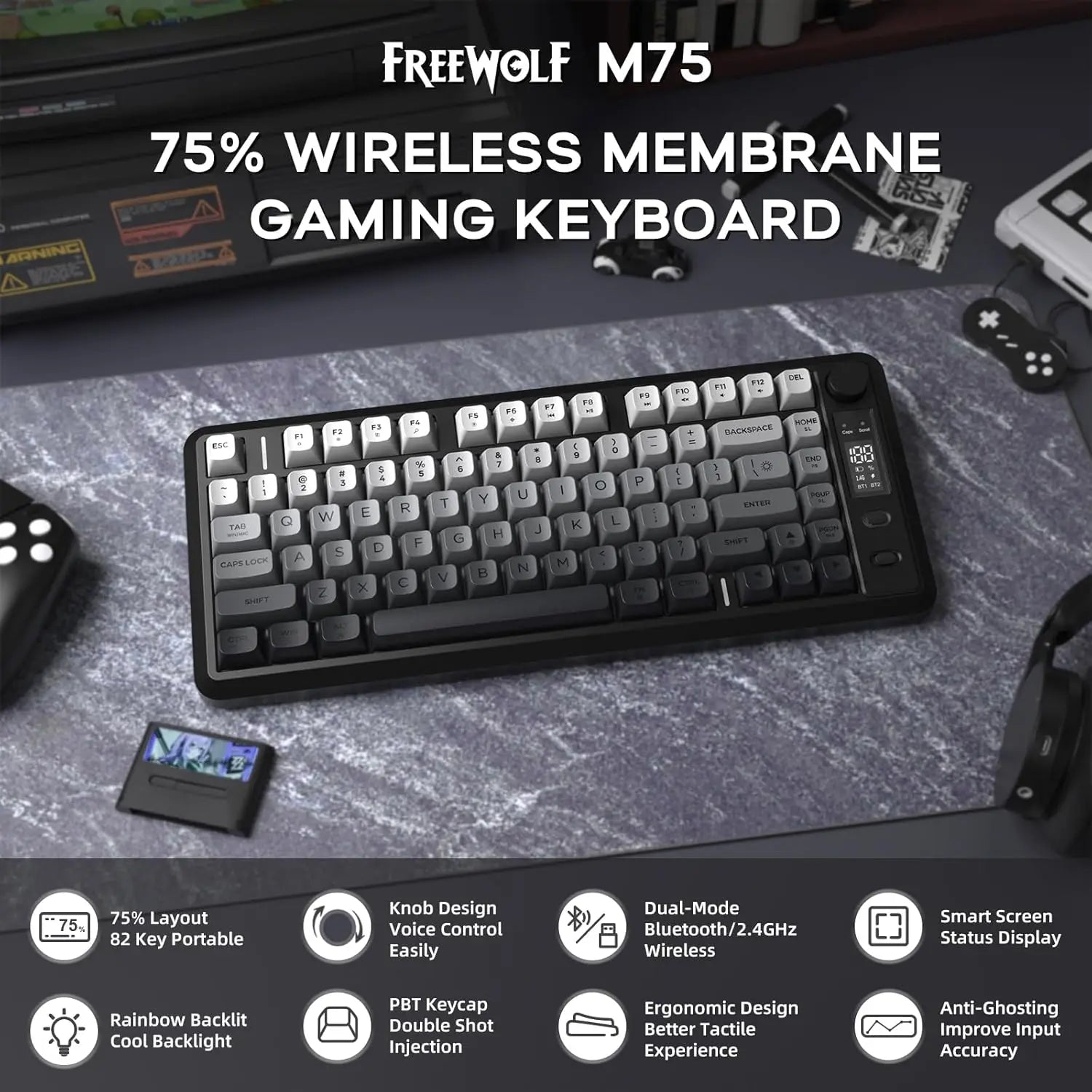 Attack Shark M Gaming Keyboard