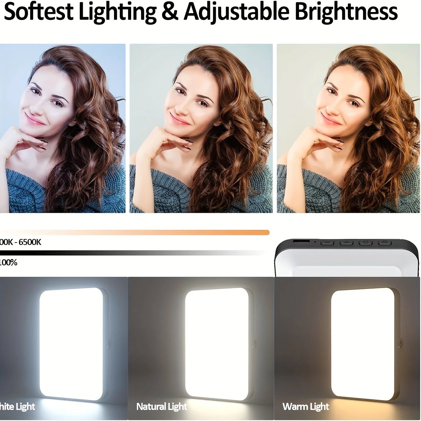 GlowClip Portable Selfie Light