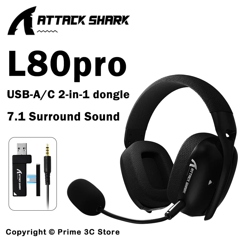 LunaPlay UltraLight Wireless Gaming Headset