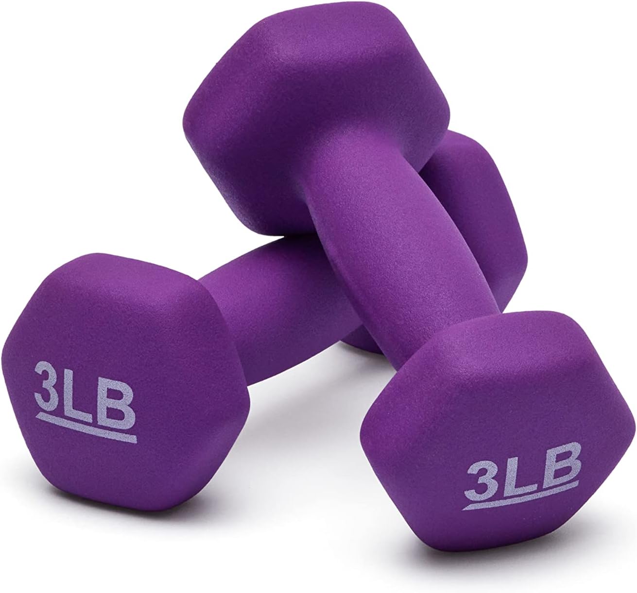 Neoprene Grip Hex Dumbbell Set