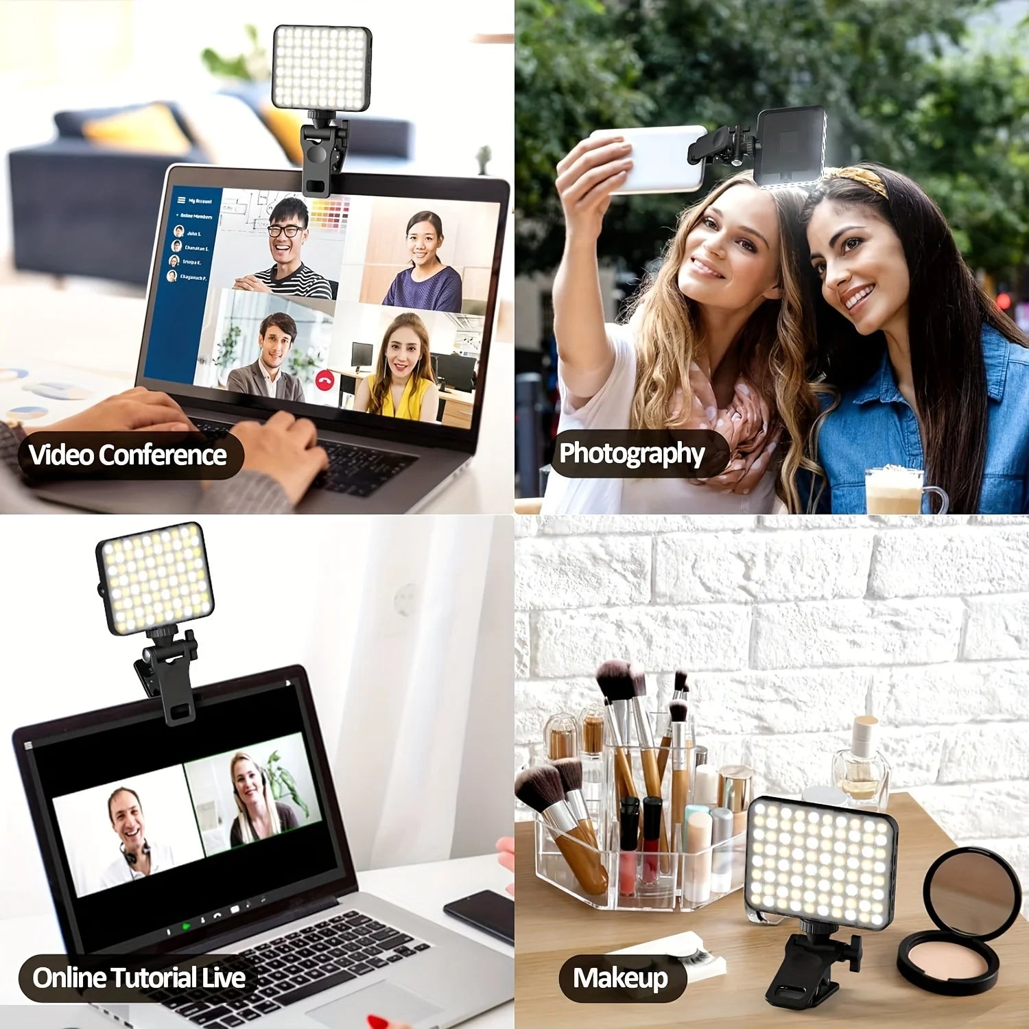 GlowClip Portable Selfie Light