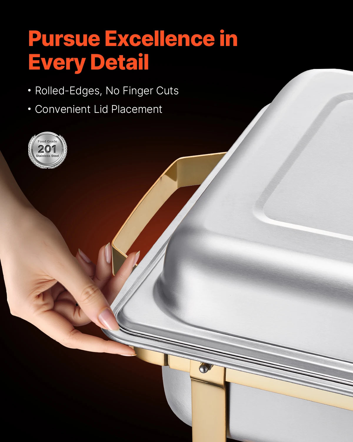 Golden Serve Buffet Set