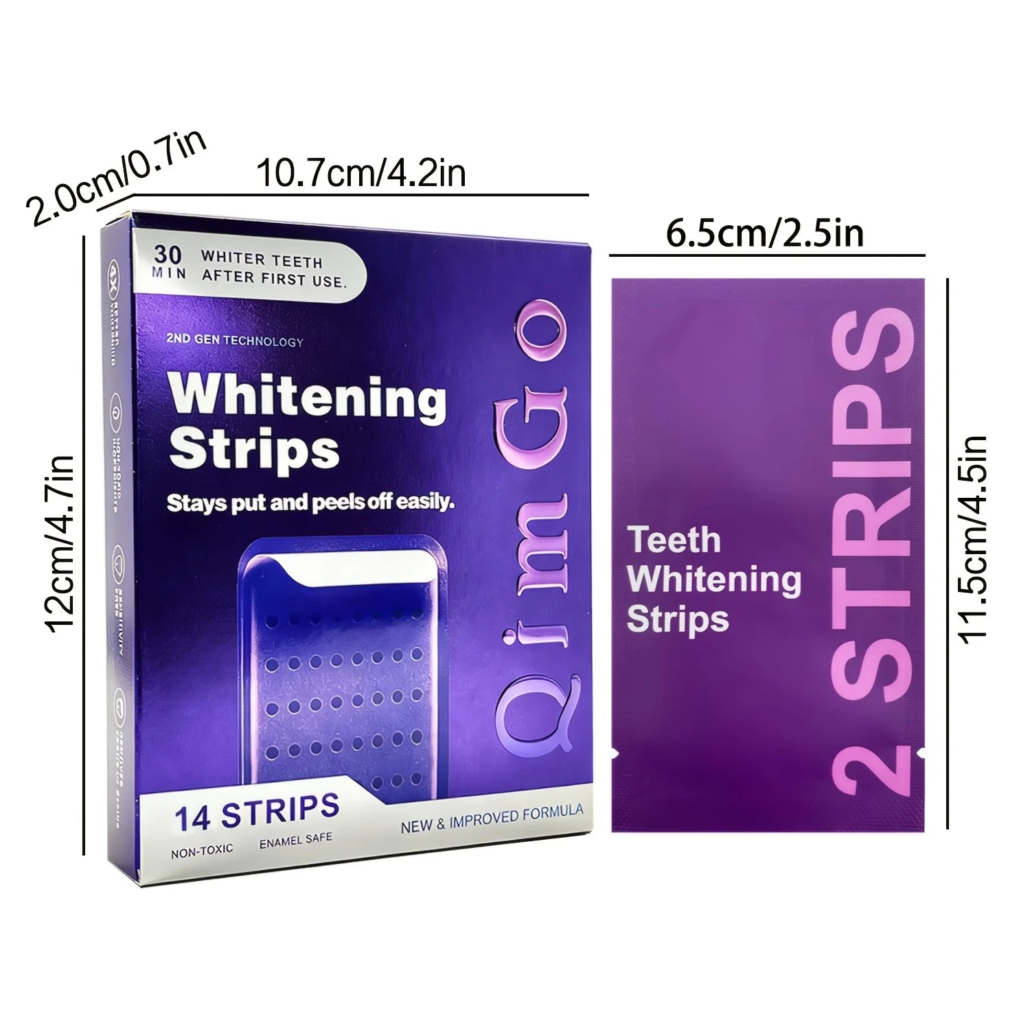 Purple Radiant Smile Strips