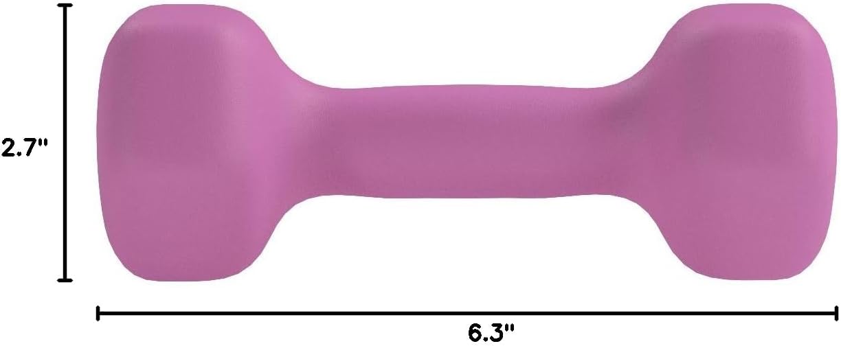 Neoprene Grip Hex Dumbbell Set