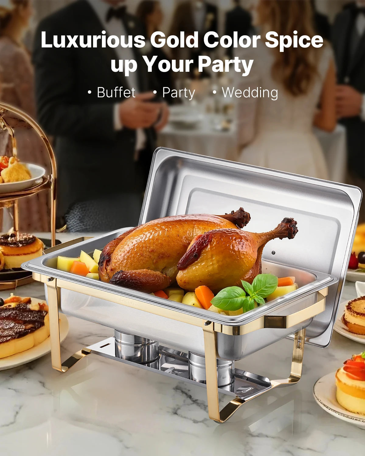 Golden Serve Buffet Set